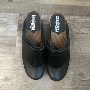 Sandgrens Venice Fringed clog 37